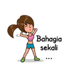 Sporty Gym Girl（個別スタンプ：10）