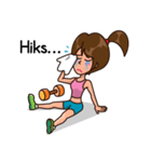 Sporty Gym Girl（個別スタンプ：26）