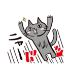 灰色猫の毎日その2（個別スタンプ：11）