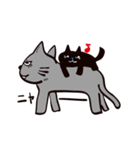 灰色猫の毎日その2（個別スタンプ：35）