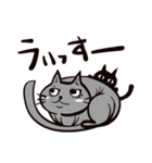 灰色猫の毎日その2（個別スタンプ：36）
