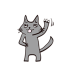 灰色猫の毎日その2（個別スタンプ：40）