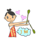 がんばれ部活少女（個別スタンプ：12）