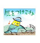 小鳥と音楽・ピアノの先生（個別スタンプ：10）