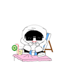 Black and White Scholar Series（個別スタンプ：1）