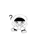 Black and White Scholar Series（個別スタンプ：8）