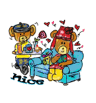 Rossy the lover bear ＆ Yorkie Coco I ENG（個別スタンプ：26）