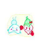 Strawberry Mochi[Must be happy]（個別スタンプ：19）