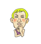 カメレオン男と近未来の仲間達。（個別スタンプ：12）