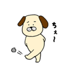 頭の弱い犬。（個別スタンプ：40）