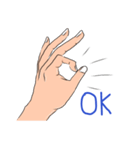 Hand talk (Thai)（個別スタンプ：5）