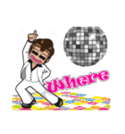 '70S Disco party（個別スタンプ：4）