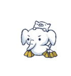 動物のおばけ（個別スタンプ：12）