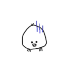 丸く太った鳥（個別スタンプ：16）