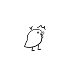 丸く太った鳥（個別スタンプ：19）