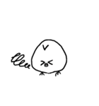 丸く太った鳥（個別スタンプ：22）