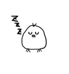 丸く太った鳥（個別スタンプ：33）