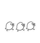 丸く太った鳥（個別スタンプ：35）