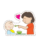 Bobby ＆ Mom Eng.ver（個別スタンプ：16）