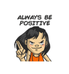 Always be positive（個別スタンプ：15）