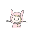 かまってうさみみ子（個別スタンプ：3）