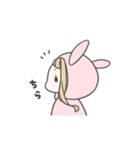 かまってうさみみ子（個別スタンプ：4）