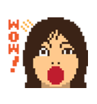 Expression PIXEL FACE（個別スタンプ：8）