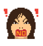Expression PIXEL FACE（個別スタンプ：10）
