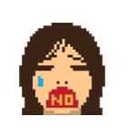 Expression PIXEL FACE（個別スタンプ：11）