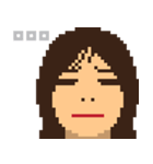 Expression PIXEL FACE（個別スタンプ：14）