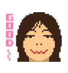 Expression PIXEL FACE（個別スタンプ：21）