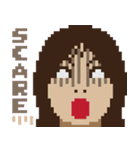Expression PIXEL FACE（個別スタンプ：34）