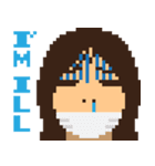 Expression PIXEL FACE（個別スタンプ：39）