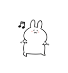 ゆるい白うさぎ！（個別スタンプ：13）