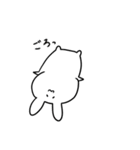 ゆるい白うさぎ！（個別スタンプ：22）