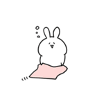 ゆるい白うさぎ！（個別スタンプ：36）