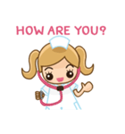 Cute Nurse (English Version)（個別スタンプ：1）