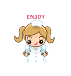 Cute Nurse (English Version)（個別スタンプ：8）