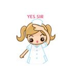 Cute Nurse (English Version)（個別スタンプ：36）