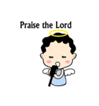 Little angel and the sheep(ENG version)（個別スタンプ：4）