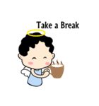 Little angel and the sheep(ENG version)（個別スタンプ：33）