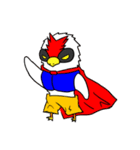 鳥人HERO「コケコッコ王」（個別スタンプ：15）