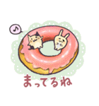 おやつウサギと仲間たち（個別スタンプ：6）