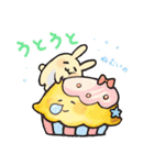 おやつウサギと仲間たち（個別スタンプ：10）