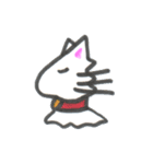 Yのネコ 2  白猫アユム（個別スタンプ：35）