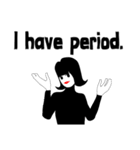 Having period（個別スタンプ：2）