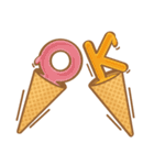 Funny Ice Creamoo No.2 (Chinese)（個別スタンプ：19）