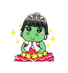 Miss Green (Thai)（個別スタンプ：6）