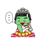Miss Green (Thai)（個別スタンプ：18）