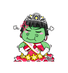 Miss Green (Thai)（個別スタンプ：19）